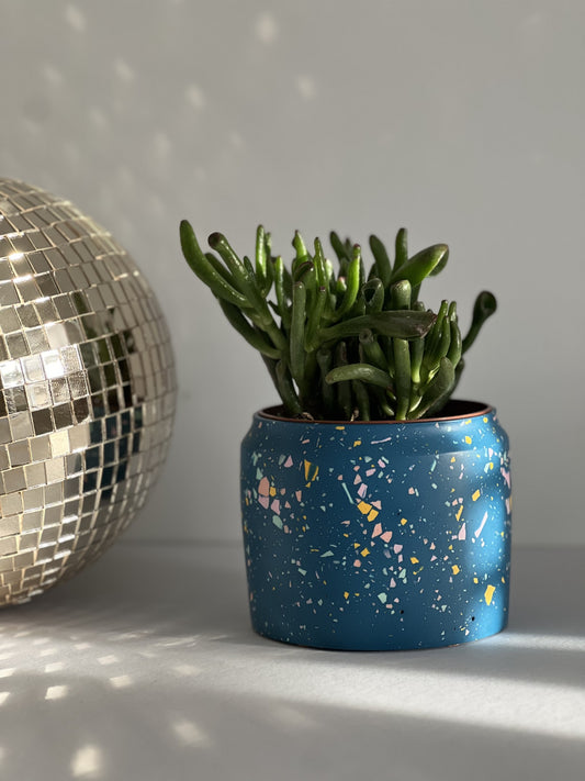 Yellow and Pink Terrazzo | Small Indoor Planter